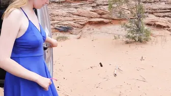 Taking a Walk; Taking My Dress Off and Masturbating; Showing Off My Great Breasts and Hooters
