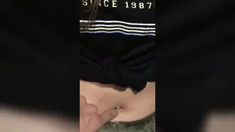 Having Fun with her beauty navel earring