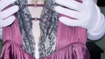 She brought herself to orgasm and I came on her hooters