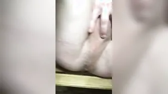 I catch my brother masturbating and cumming with satisfaction with a camera under the table Impr
