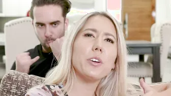 Family Rubs - Blonde Hot Mounts Her Stepbrothers Penis And