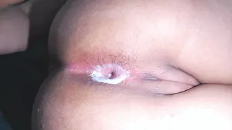 rough skinny creamy anal