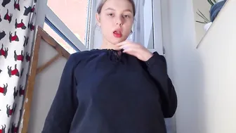 anal play with gigantic and mini sex toy