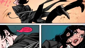 Young Justice - Night Wing 3Some with Batgirl and Zatana