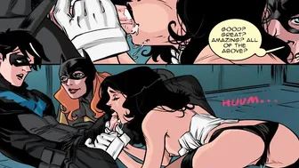 Young Justice - Night Wing 3Some with Batgirl and Zatana