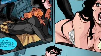 Young Justice - Night Wing 3Some with Batgirl and Zatana