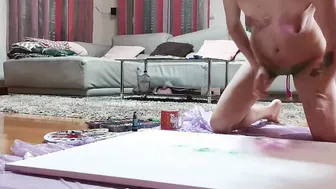 Vagina PAINTING her second MASTERPIECE