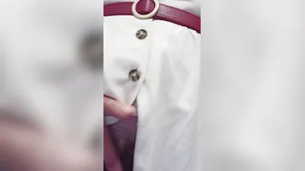 Unshaved cunt inside department store.
