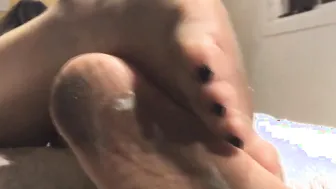 My Hispanic Toes are Tired Delicious Soles Close Up HD