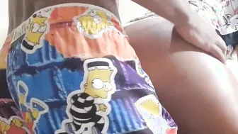 Huge butt sister-into-law asks for an butt grind but actually