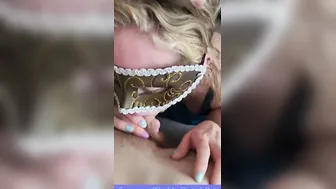 Head cum into throat