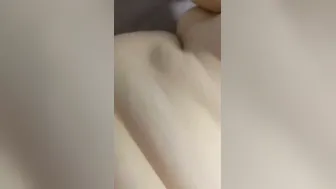 Mistress getting a sideways cumshot