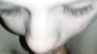 Real Amateur Big Titted 19 Yo Ex-Wife Swallowing Gigantic Creampie