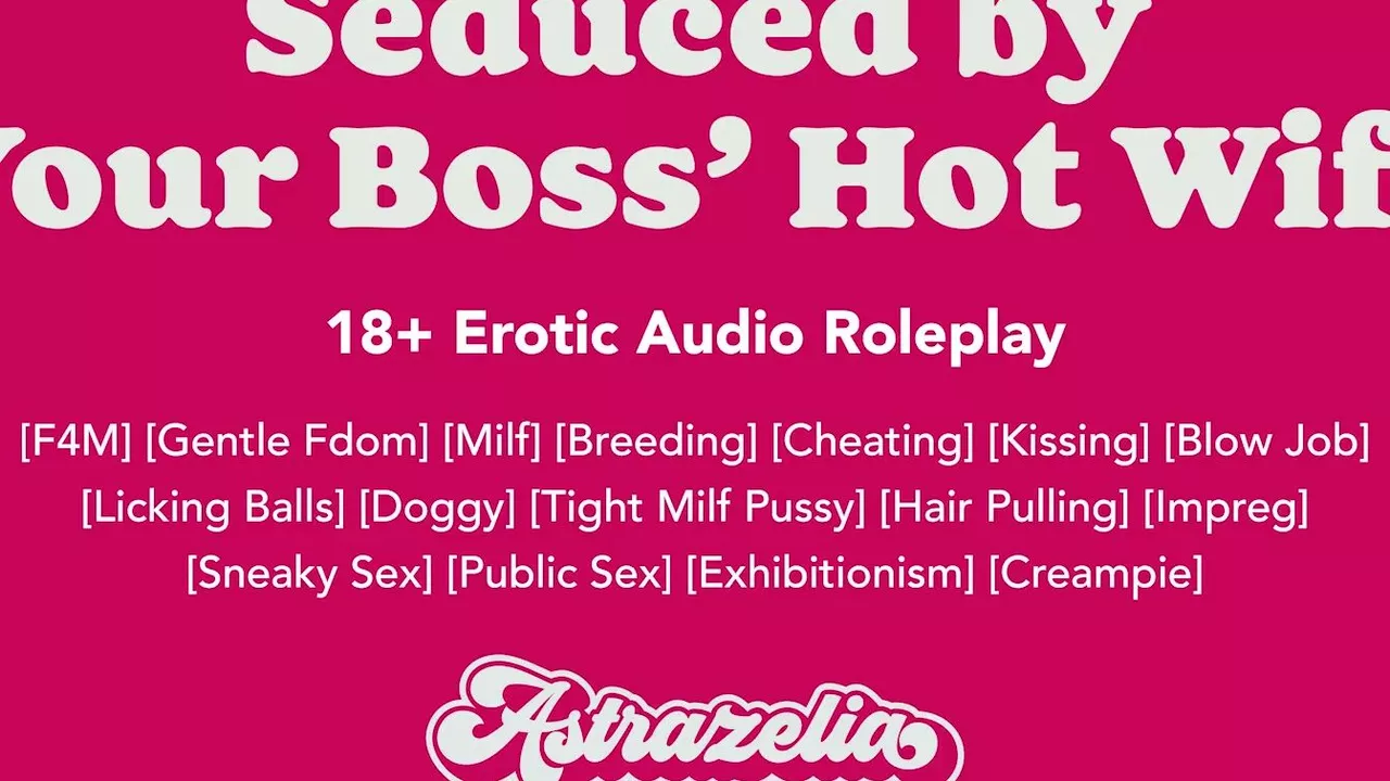Erotic Audio Seduced by Your Boss Bombshell Ex-Wife Gentle Fdom Milf Breeding Cheating 4kPorn.XXX pic