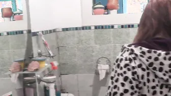 milf used shower as twat toy get strong dripping orgasm and squirt. Solo. Vagina Butt natural Boobies