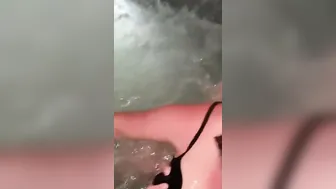 Me explaining to my hubby how thick his cousins penis is as I feel it stretch me. Check out OF