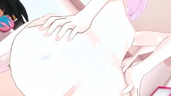 Lesbo and 3 Way with Courtney and Shelly Pokemon [Hentai 3D]