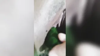 Filthy Muslim hijab sluts anal and vagina fucking with cucumber