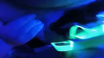 Sucking Off Penis At Neon Party