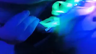 Sucking Off Penis At Neon Party