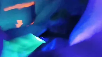 Sucking Off Penis At Neon Party