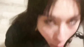 18 yo yo cocksucker Wensday K getting BIG FACIAL