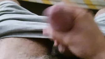 Gigantic cock squirts a lot of cum