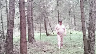 Me nude very risky outdoor walk inside forest and asshole demo