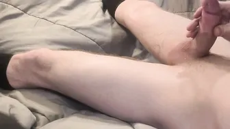 OMG This felt so stunning after a long day of work Gigantic penis masturbation. CUTIE Orgasm at end