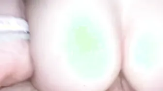 Ride huge cock until he jizzes buckets Into me