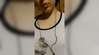 Skinny Thick chinese cunt with mouth strip tease PART one