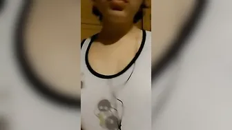 Skinny Thick chinese cunt with mouth strip tease PART one