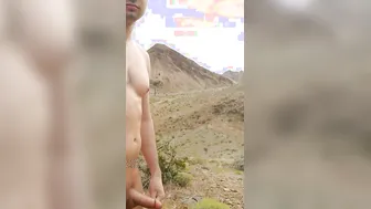 Nude hike outside masturbation preview
