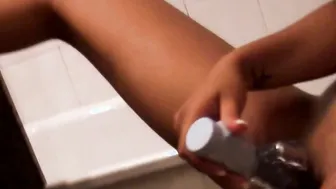 Great Hispanic Black Women Having Fun With Dildo