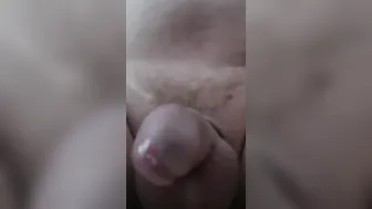 Chubby homosexual riding his favorite dildo rough and groaning for satisfaction