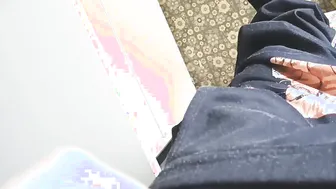 Artsy footage of a bro jerking his wang