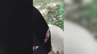 naked hiking and sucking off a gigantic penis