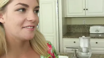 Insane Finger Fucking Kitchen Scissoring Sex With 2 Vulgar Lesbians