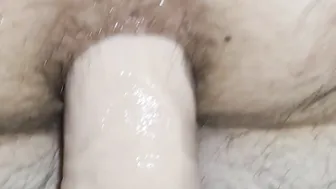 Face down anal female domination pegging