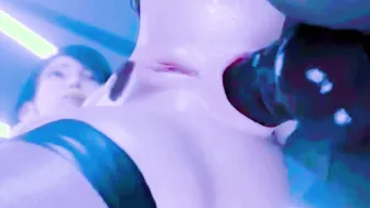 Wifey cheat gigantic penis anal