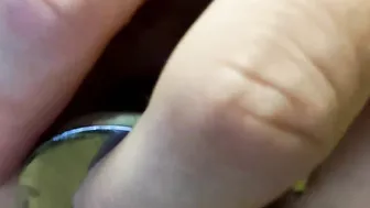 tube of lubricant and a tunnel ass plug inside the butt