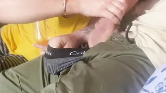 Friends fiance blows my dick into their home while I record. Try not to got caught