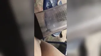 Pumping porn video – Humongous twat pumping from my pov