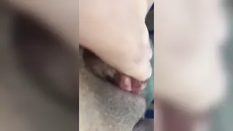 Humongous twat pumping from my pov