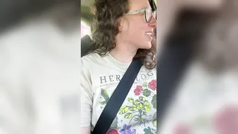 Super Sexy Mom Ejaculates INTENSELY inside OUTDOOR at McDonalds Drive-Thru with LOVENSE LUSH CONTROL