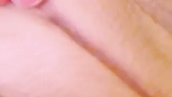 Try not to jerk off while I rub my soak twat