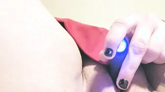 Upskirt and rainbow socks  view me cum and screwed my soak leaking snatch with my vibrator