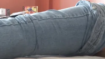 58-year-older Latin mother shows off and masturbates the maids son ejaculates on her booty