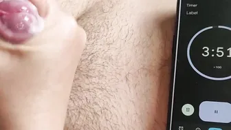 Can he cum inside 4 minutes?