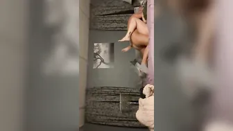 Amazingly Hot erotic Hotwife sneaks into a pound session with BF while husband works